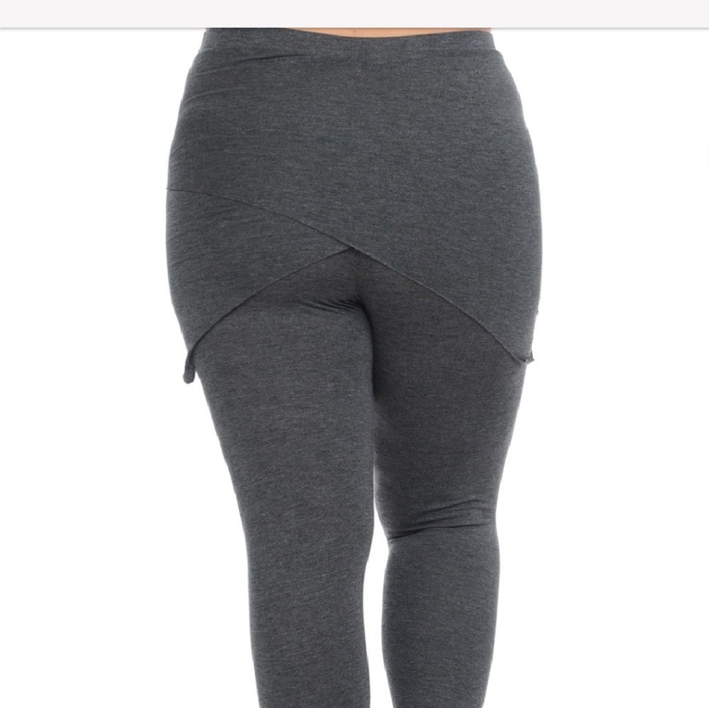 LAST ONE!!  Surplice skirt leggings